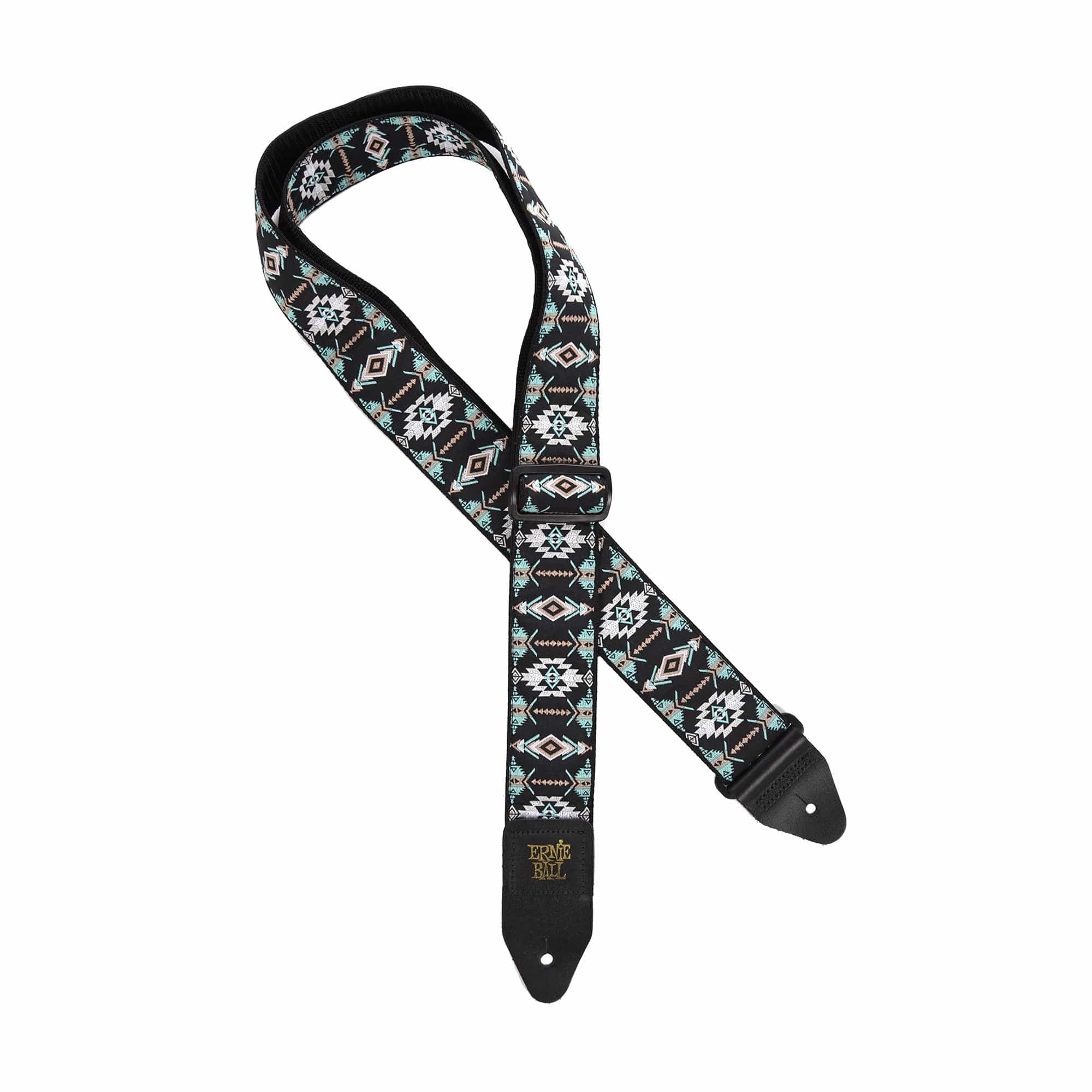 Ernie Ball Southwestern Turquoise Jacquard Strap Accessories / Straps