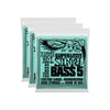 Ernie Ball Bass 5 Slinky Super Long Scale Electric Bass Strings 45-130 3 Pack Bundle Accessories / Strings / Bass Strings