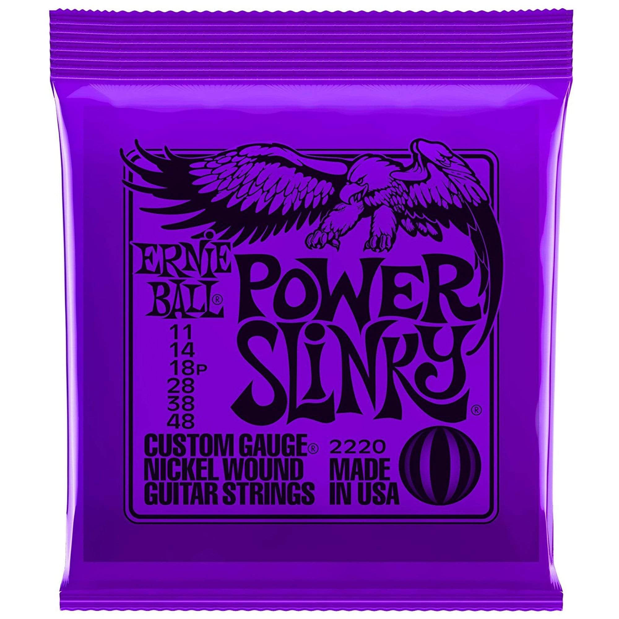Ernie Ball 2220 Power Slinky 11-48 (12 Pack Bundle) Accessories / Strings / Guitar Strings