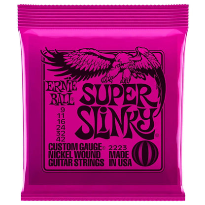 Ernie Ball 2223 Super Slinky 9-42 (3 Pack Bundle) Accessories / Strings / Guitar Strings