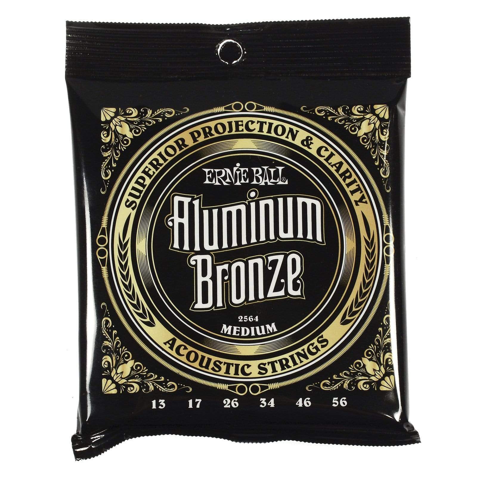 Ernie Ball 2564 Aluminum Bronze Medium 13-56 Accessories / Strings / Guitar Strings