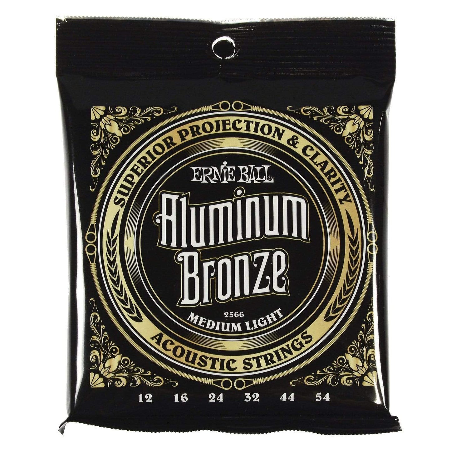 Ernie Ball 2566 Aluminum Bronze Medium Light 12-54 Accessories / Strings / Guitar Strings