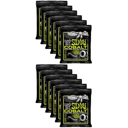 Ernie Ball 2721 Cobalt Regular Slinky 10-46 (12 Pack Bundle) Accessories / Strings / Guitar Strings