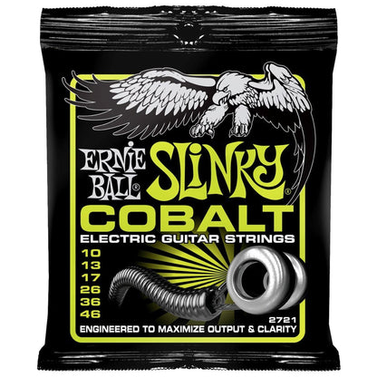 Ernie Ball 2721 Cobalt Regular Slinky 10-46 (12 Pack Bundle) Accessories / Strings / Guitar Strings