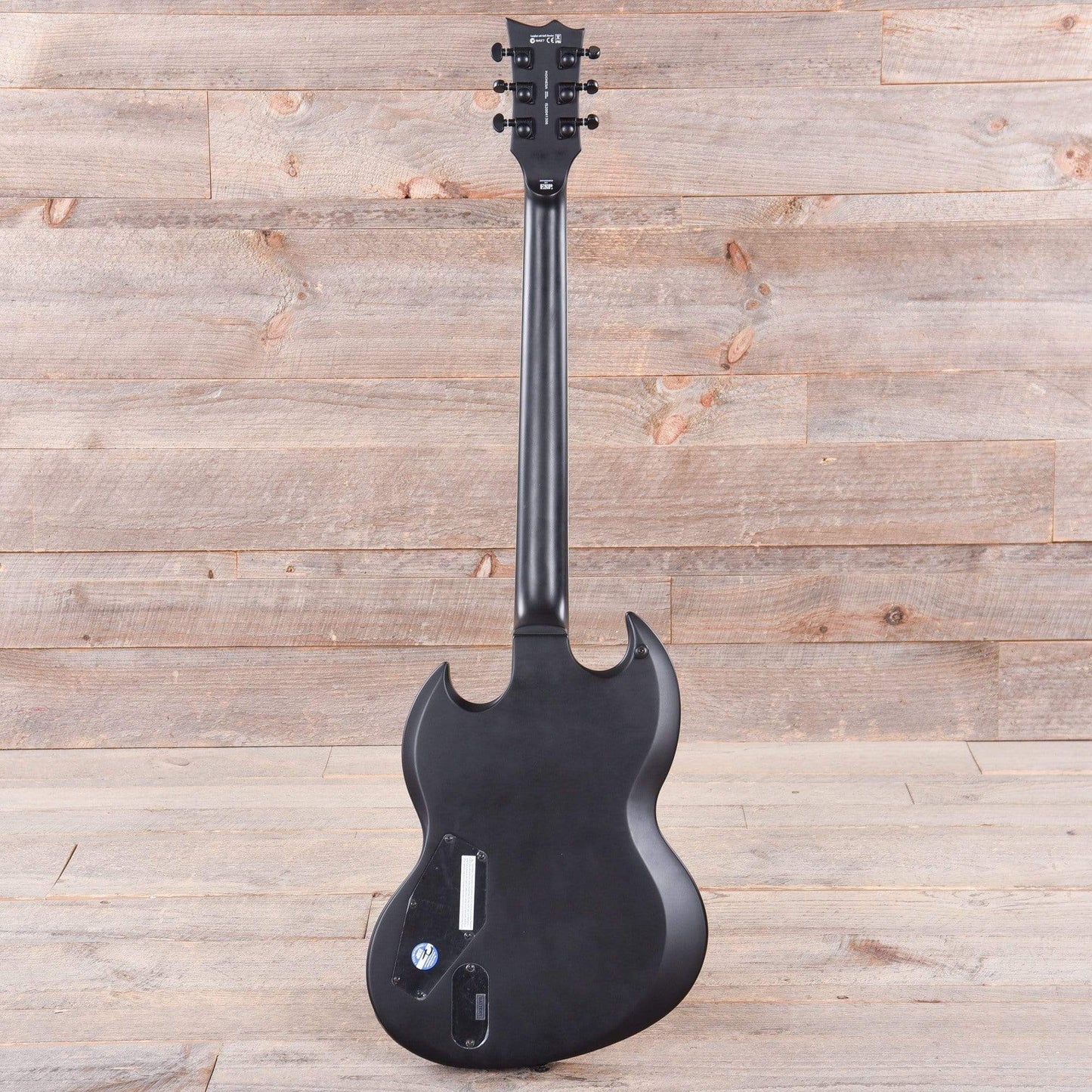 ESP LTD Viper-400 Baritone Black Satin Electric Guitars / Baritone
