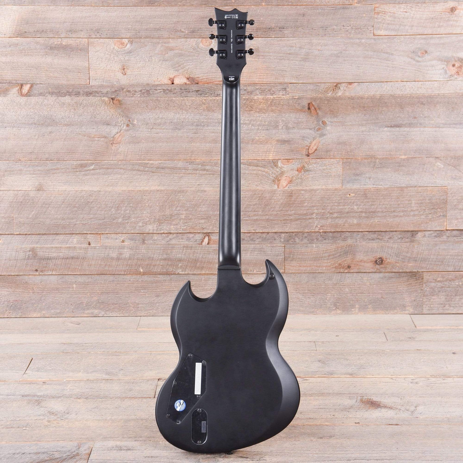 ESP LTD Viper-400 Baritone Black Satin Electric Guitars / Baritone