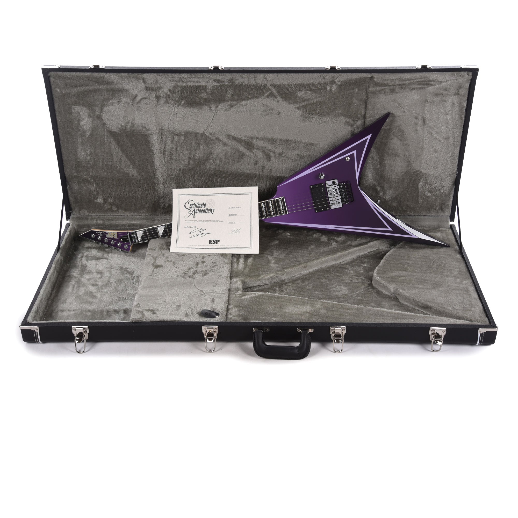 ESP Alexi Hexed Purple Fade w/Pinstripes Electric Guitars / Solid Body