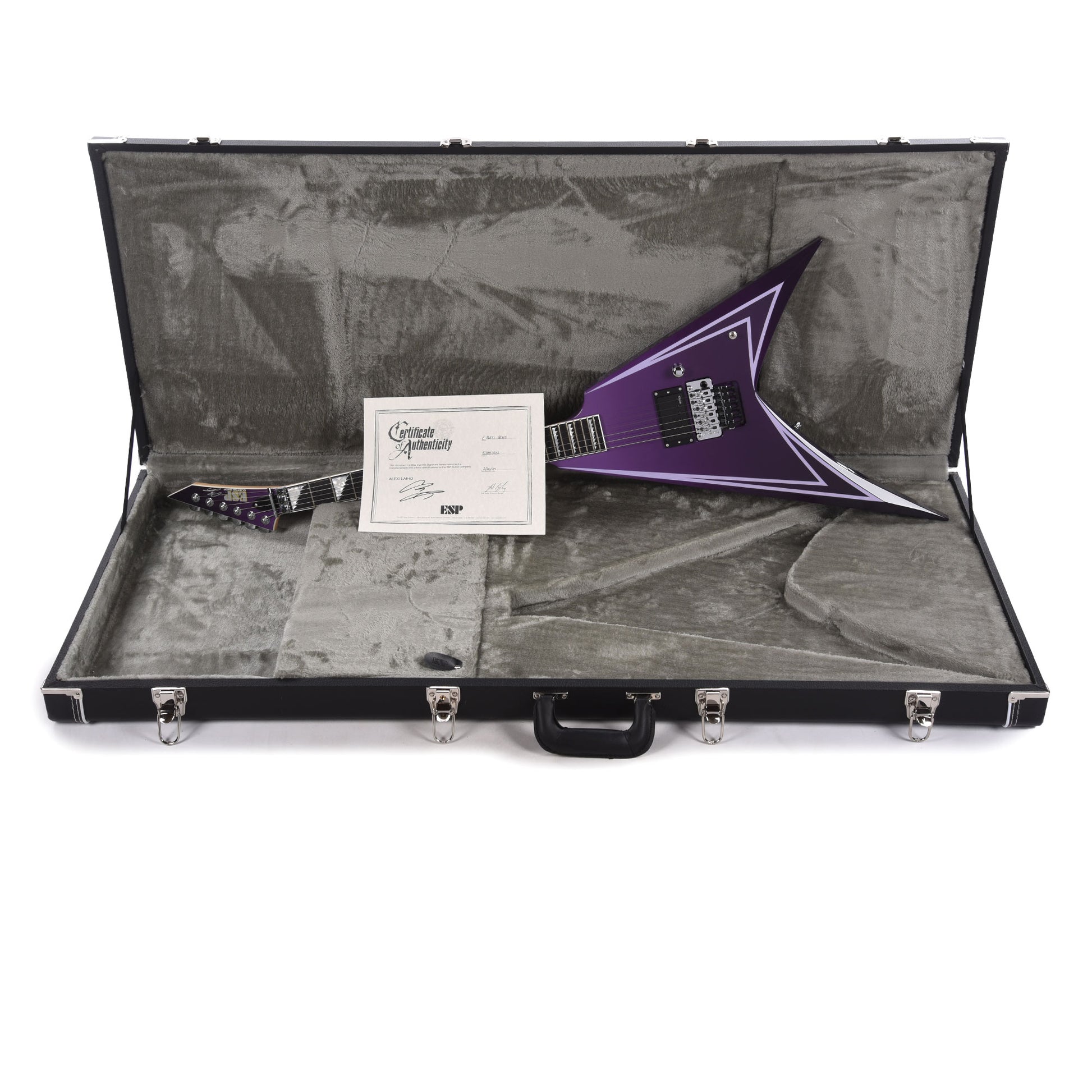 ESP Alexi Hexed Purple Fade w/Pinstripes Electric Guitars / Solid Body