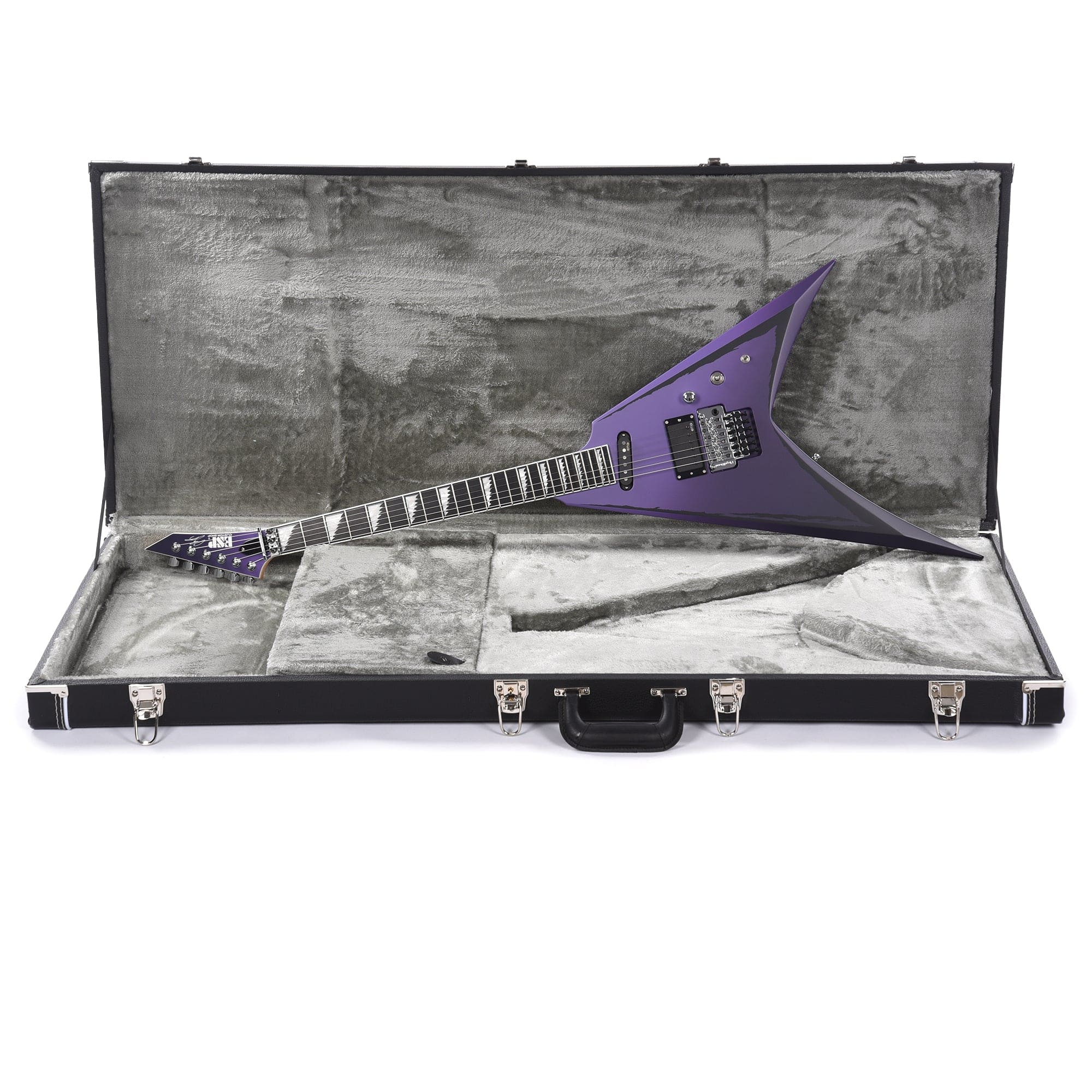 ESP Alexi Ripped (Alexi Laiho) Purple Fade Satin w/Ripped Pinstripes ...