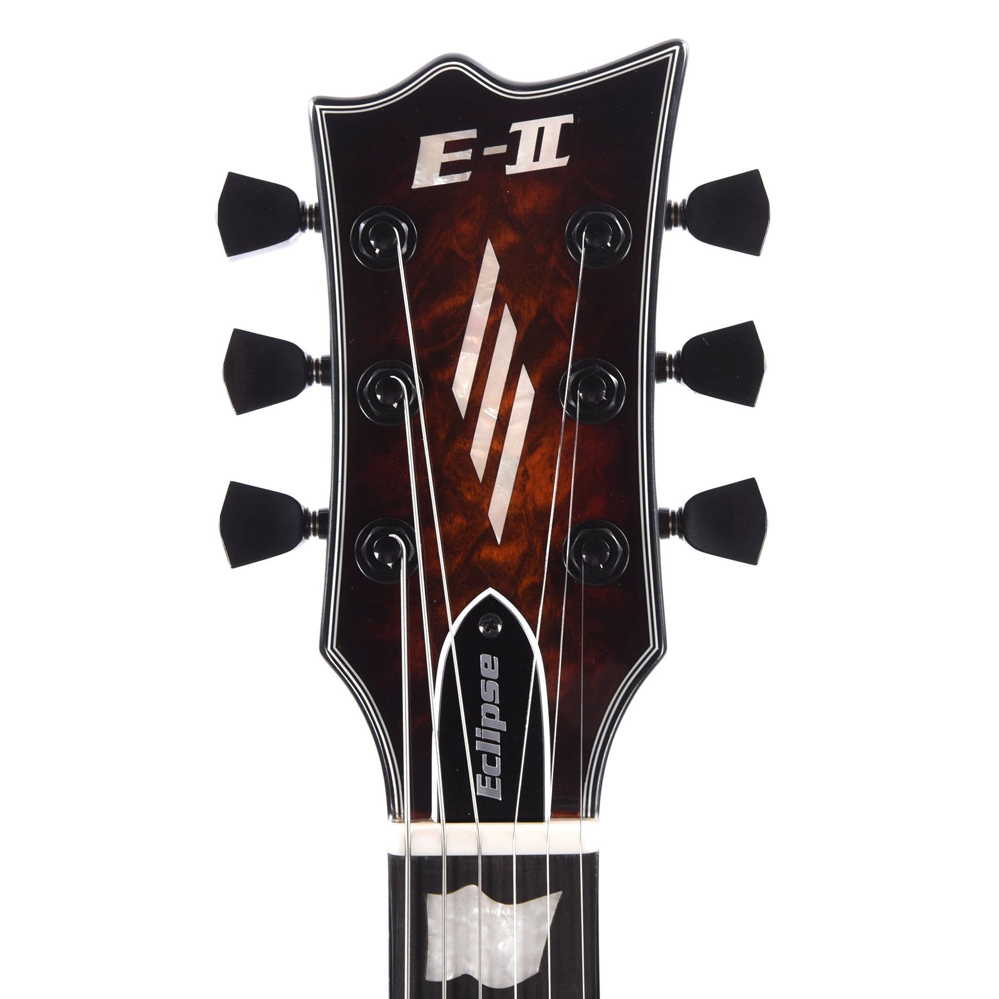 ESP E-II EC QM Tiger Eye Sunburst Electric Guitars / Solid Body