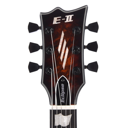 ESP E-II EC QM Tiger Eye Sunburst Electric Guitars / Solid Body