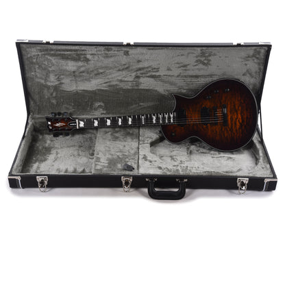 ESP E-II EC QM Tiger Eye Sunburst Electric Guitars / Solid Body