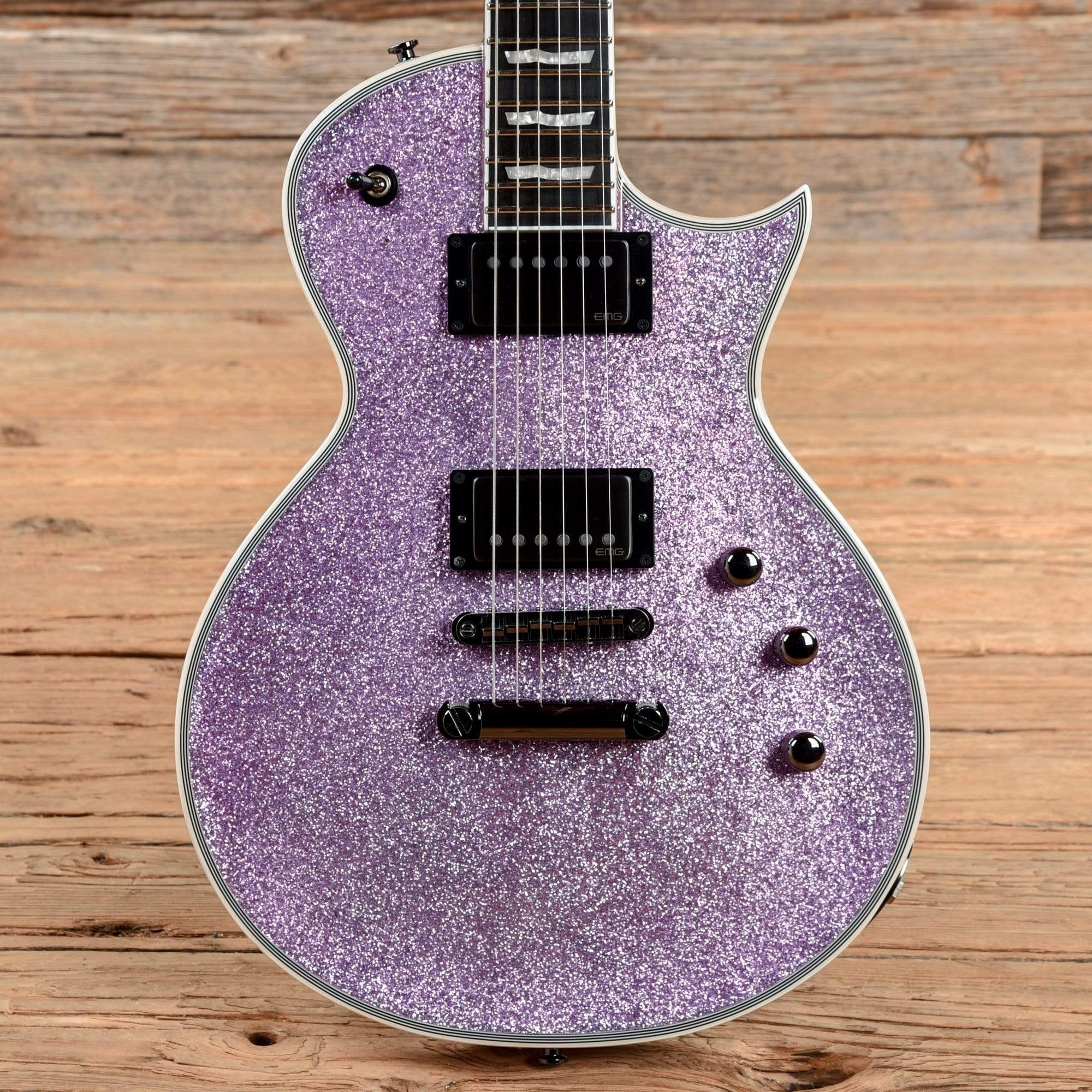 esp eclipse original white 2019 – chicago music... ESP E-II Eclipse Purple Sparkle 2019 – Chicago Music Exchange