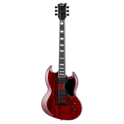 ESP E-II Viper See Thru Black Cherry Electric Guitars / Solid Body