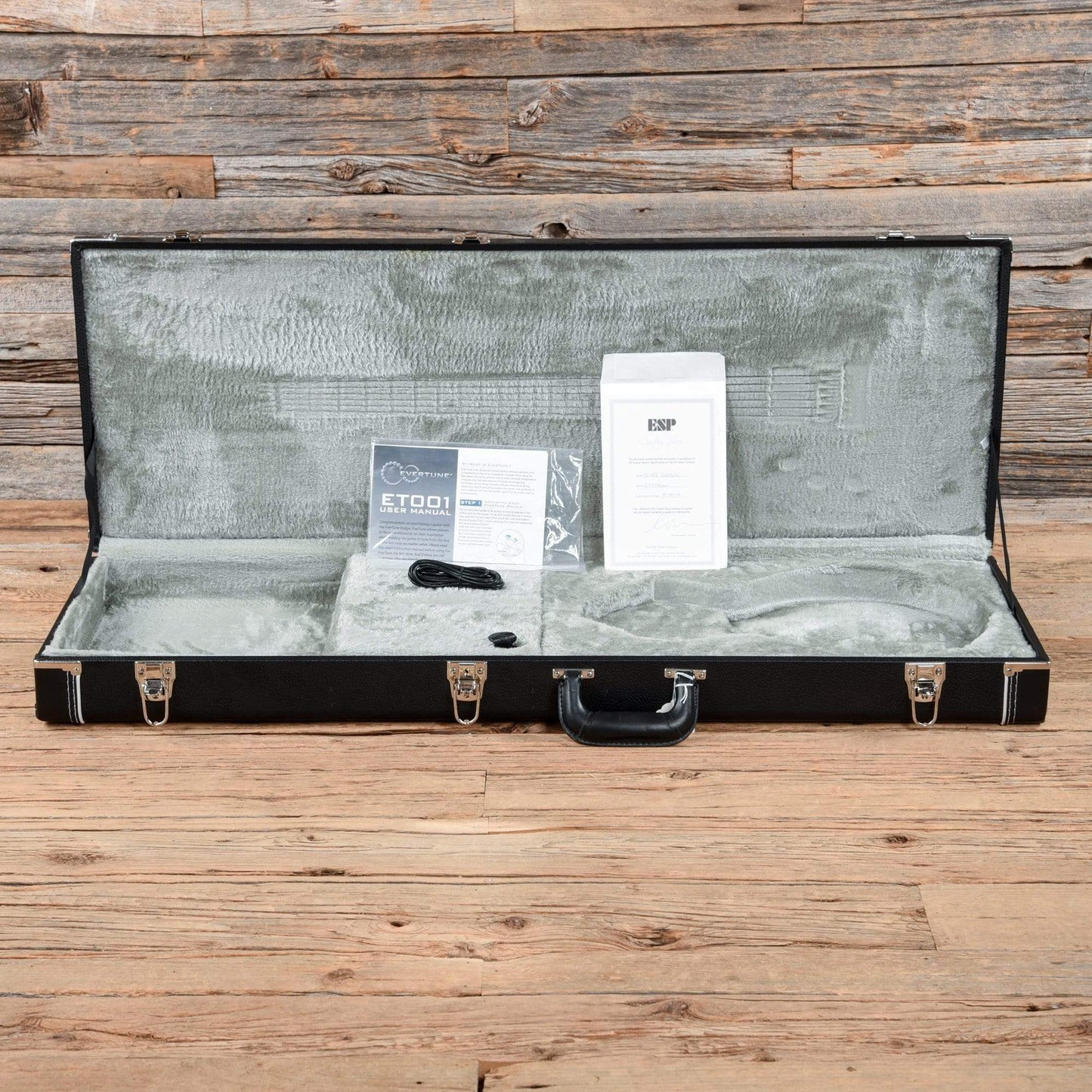 ESP Eclipse Custom Evertune Vintage Black 2018 Electric Guitars / Solid Body