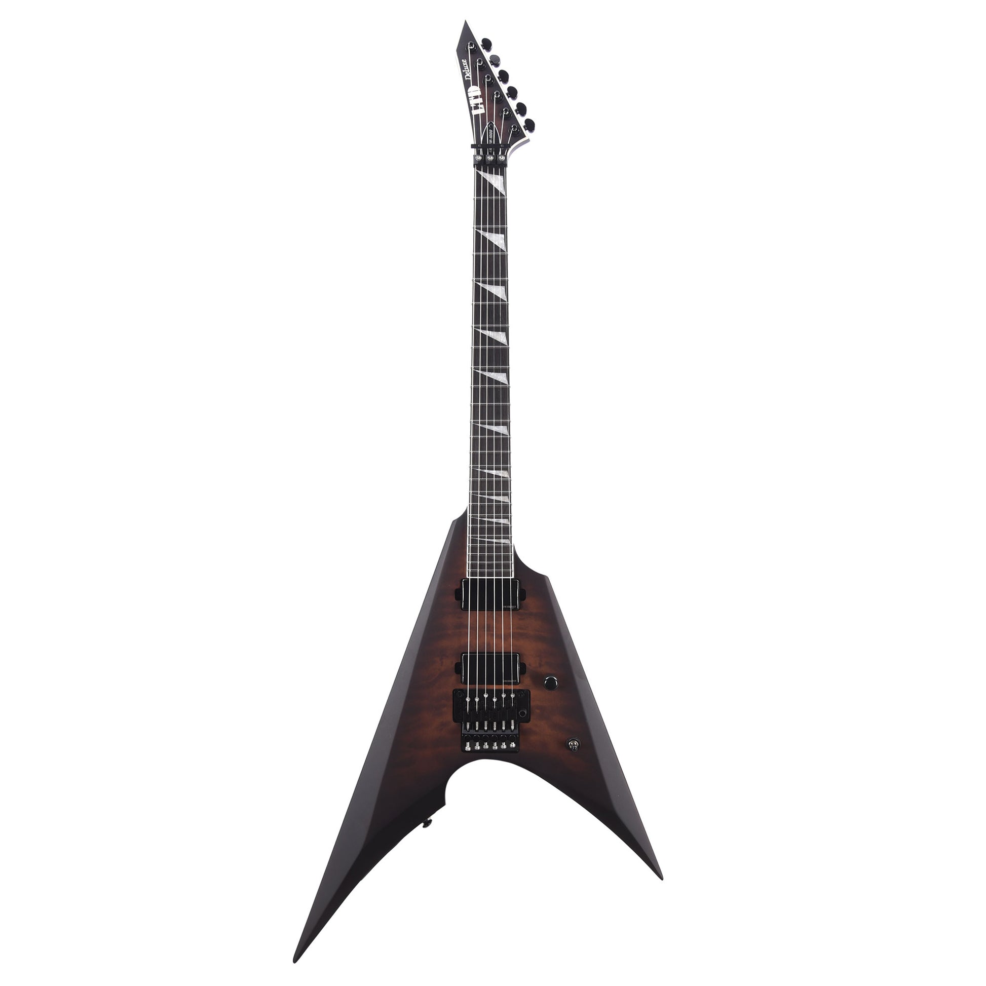 ESP LTD ARROW-1000 Dark Brown Sunburst Satin w/ Quilted Maple Top Electric Guitars / Solid Body