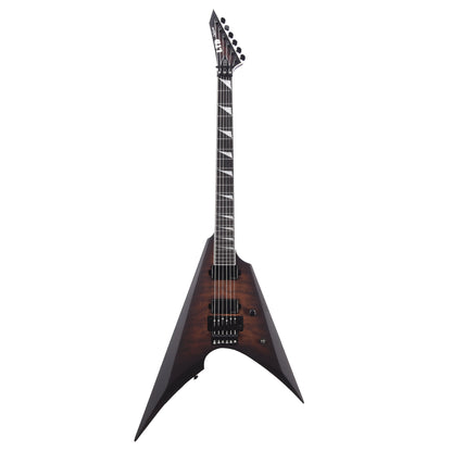 ESP LTD ARROW-1000 Dark Brown Sunburst Satin w/ Quilted Maple Top Electric Guitars / Solid Body