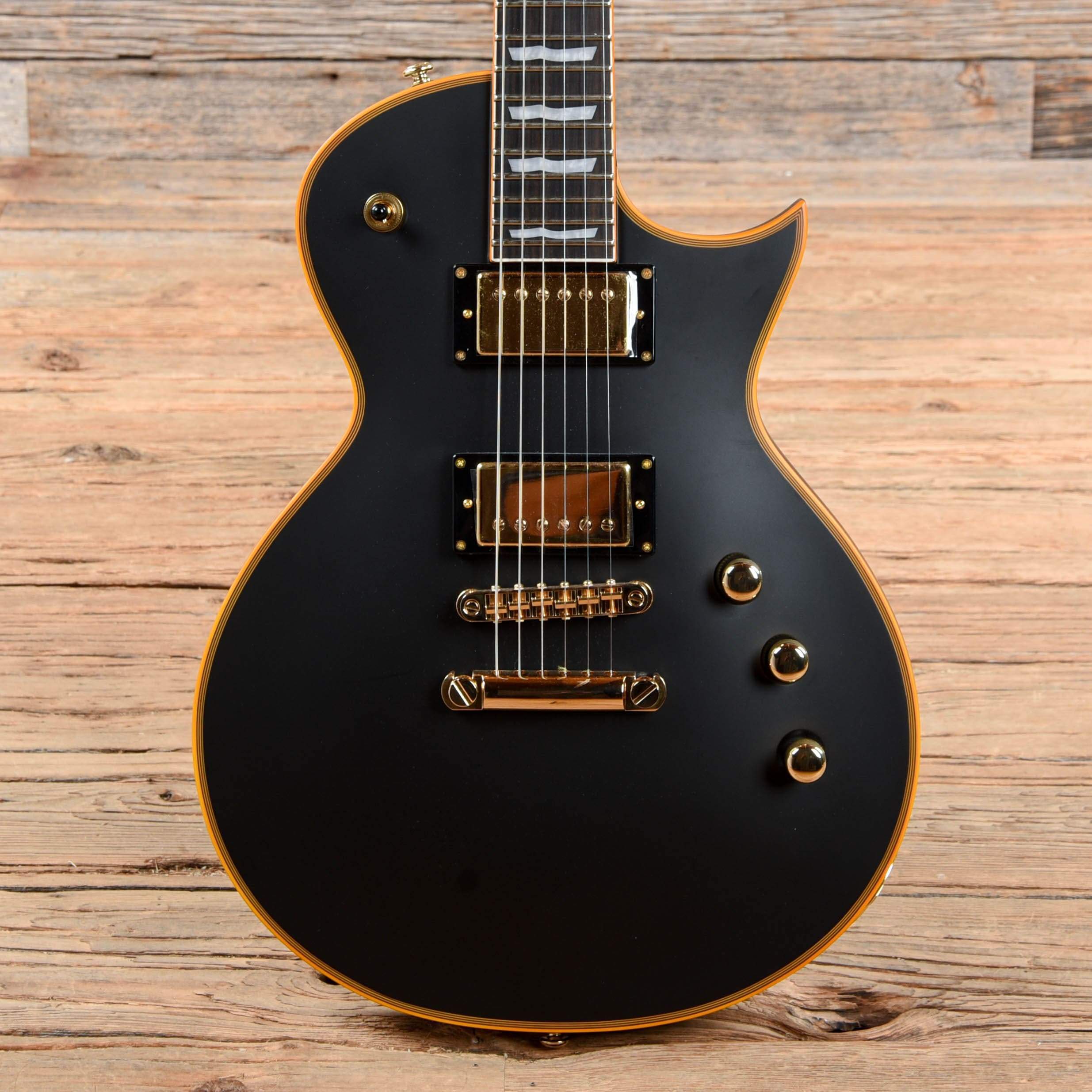 ESP LTD EC-1000 Duncan Vintage Black Electric Guitars / Solid Body