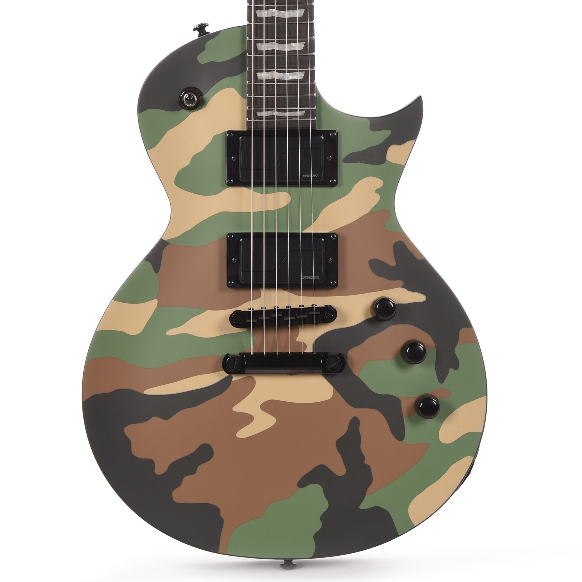 ESP LTD EC-1000 Woodland Camo Satin Electric Guitars / Solid Body
