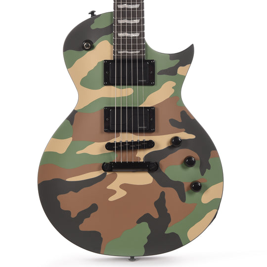 ESP LTD EC-1000 Woodland Camo Satin Electric Guitars / Solid Body