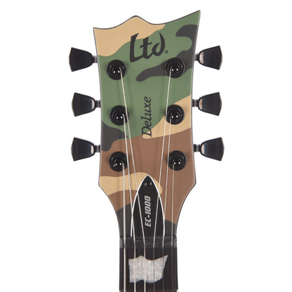 ESP LTD EC-1000 Woodland Camo Satin Electric Guitars / Solid Body