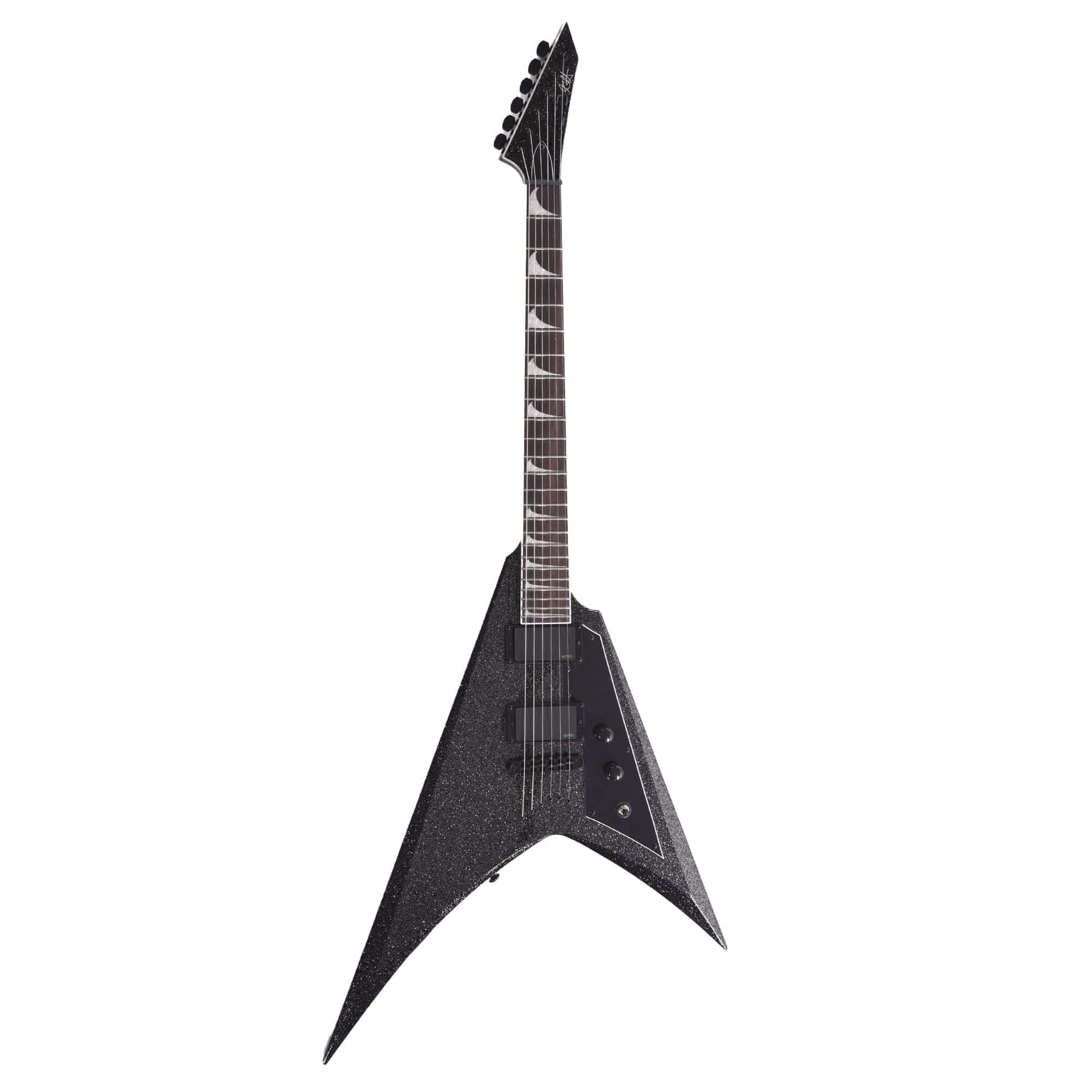 ESP LTD KH-V Kirk Hammett Black Sparkle Electric Guitars / Solid Body