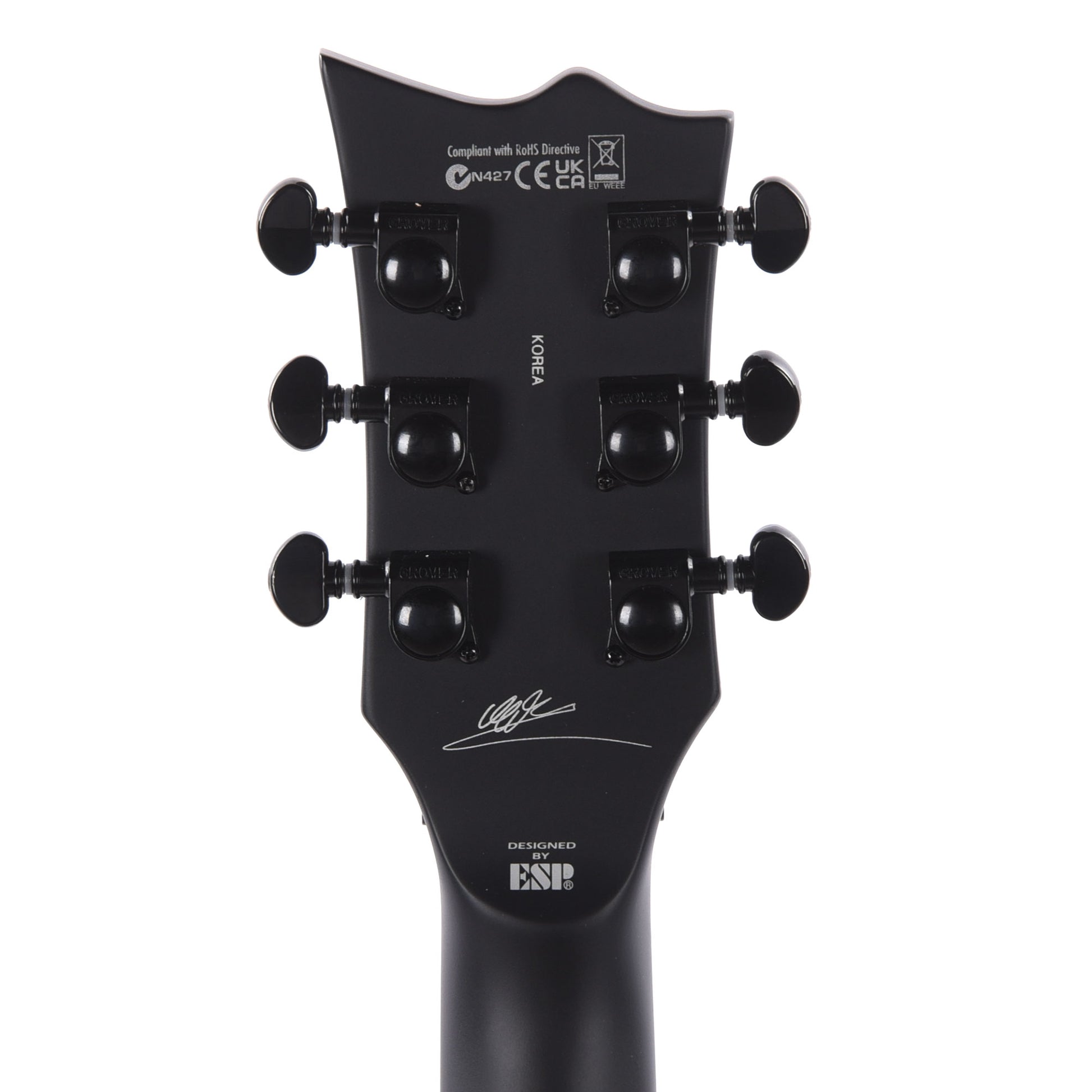 ESP LTD MK-EC-FR Mille Petrozza Black Satin Electric Guitars / Solid Body