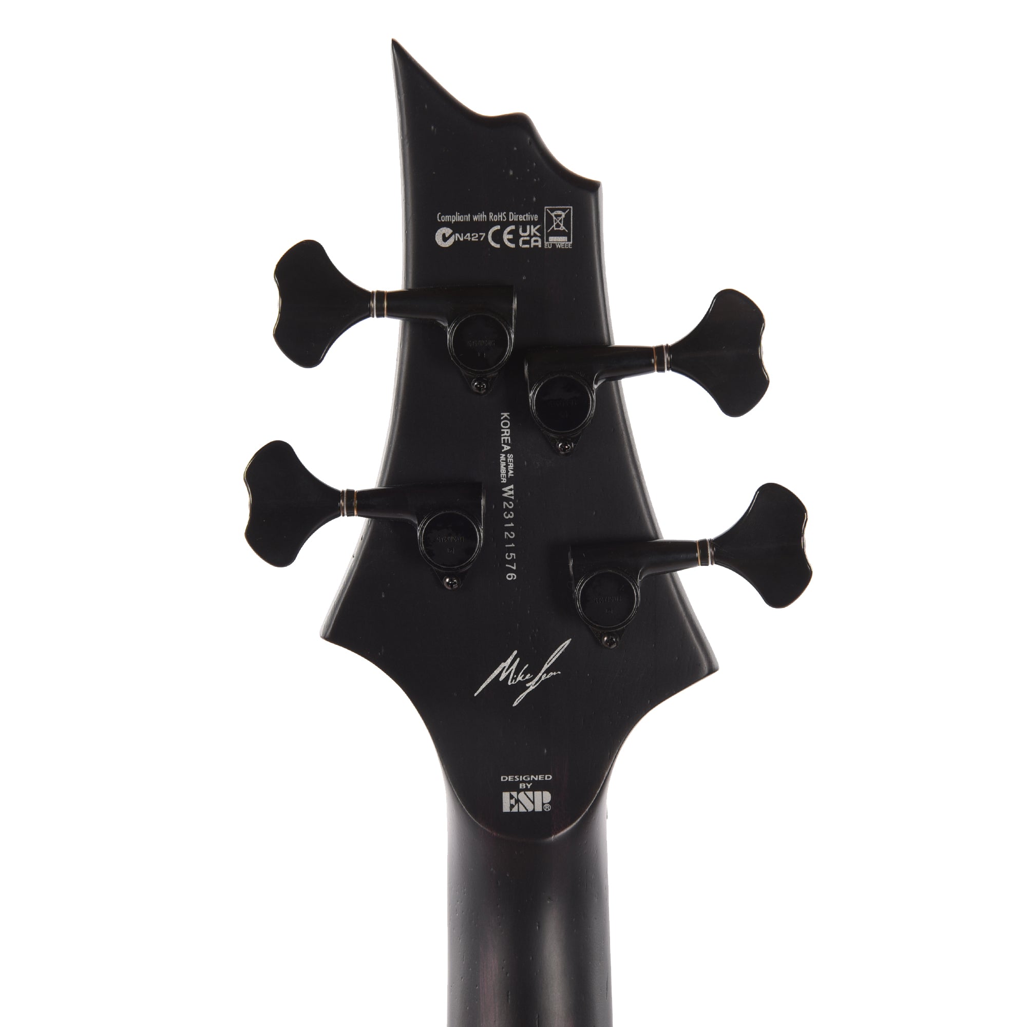 ESP LTD ML B-4 Mike Leon Black Blast Electric Guitars / Solid Body
