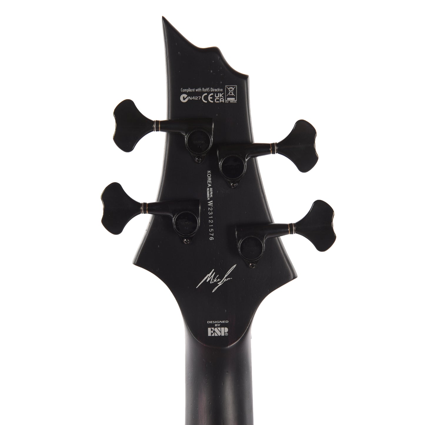 ESP LTD ML B-4 Mike Leon Black Blast Electric Guitars / Solid Body