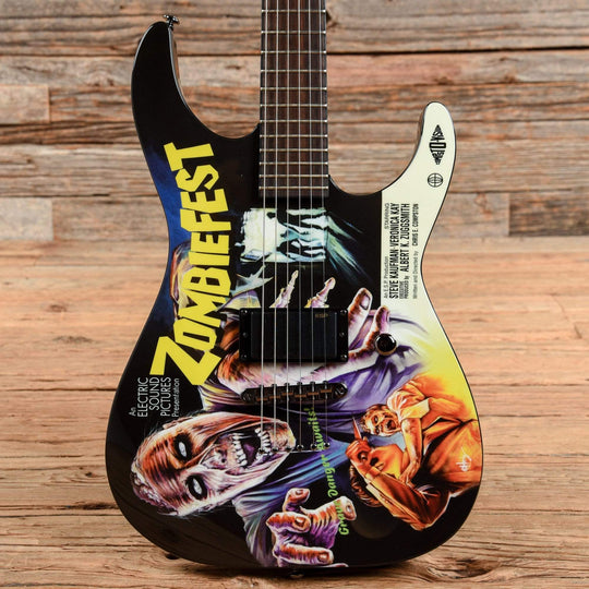 ESP LTD Signature Series Kirk Hammett Zombiefest Prototype Black Electric Guitars / Solid Body