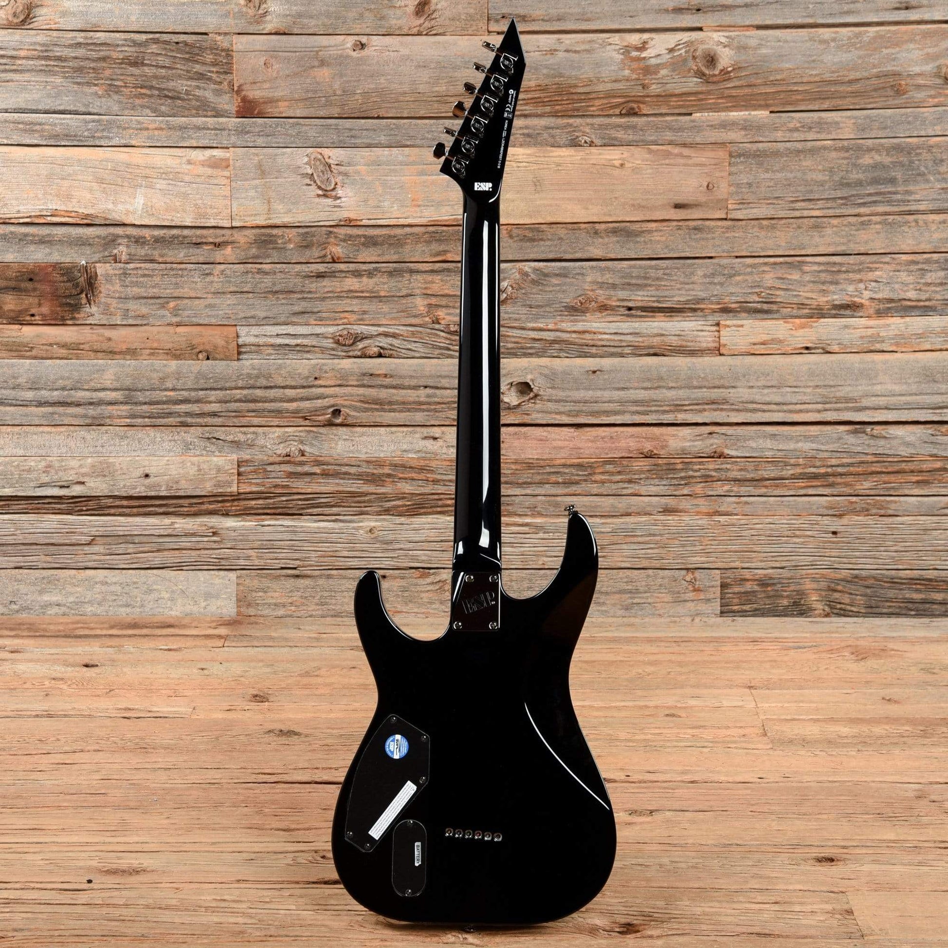 ESP LTD Signature Series Kirk Hammett Zombiefest Prototype Black Electric Guitars / Solid Body