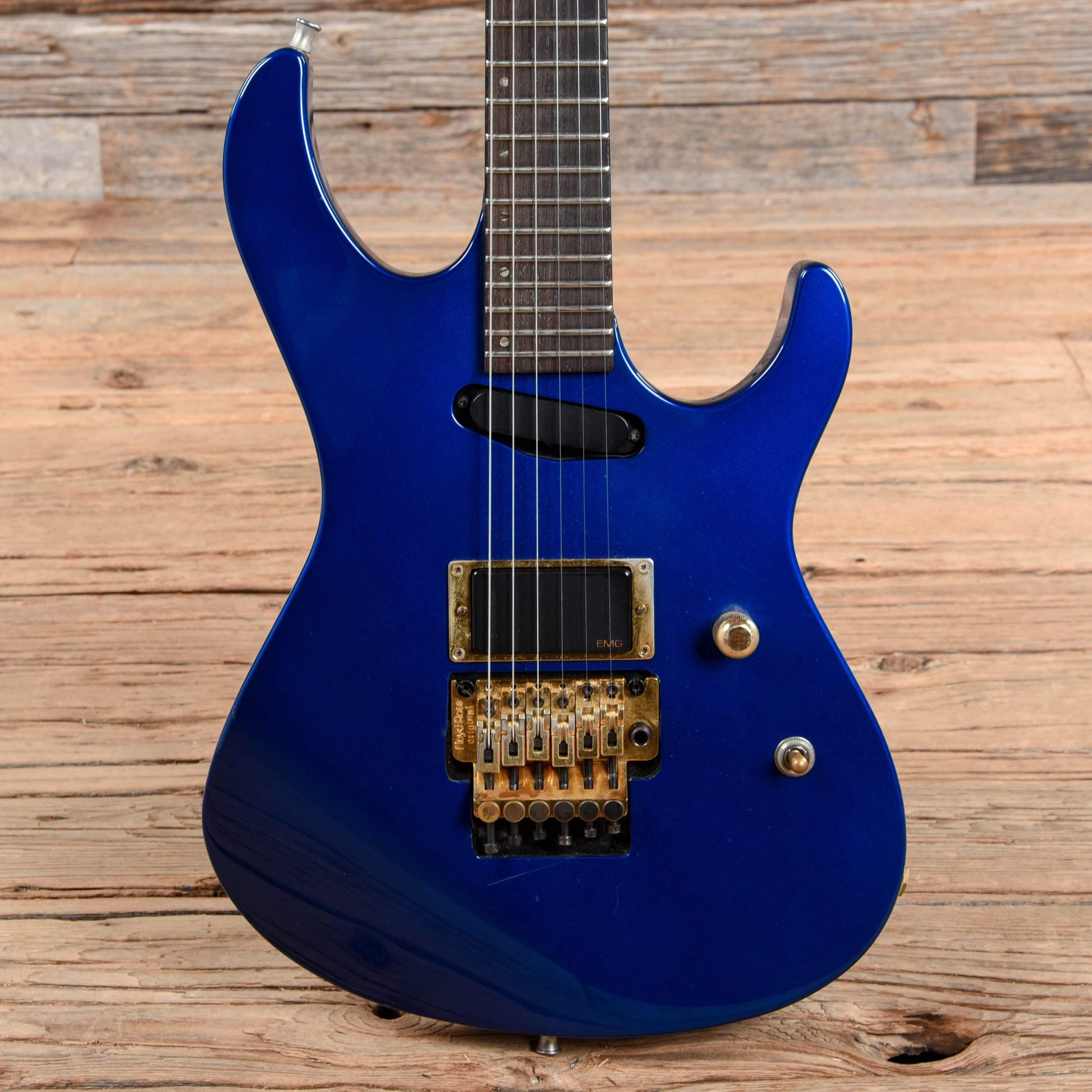 ESP Maverik Metallic Blue 1991 Electric Guitars / Solid Body