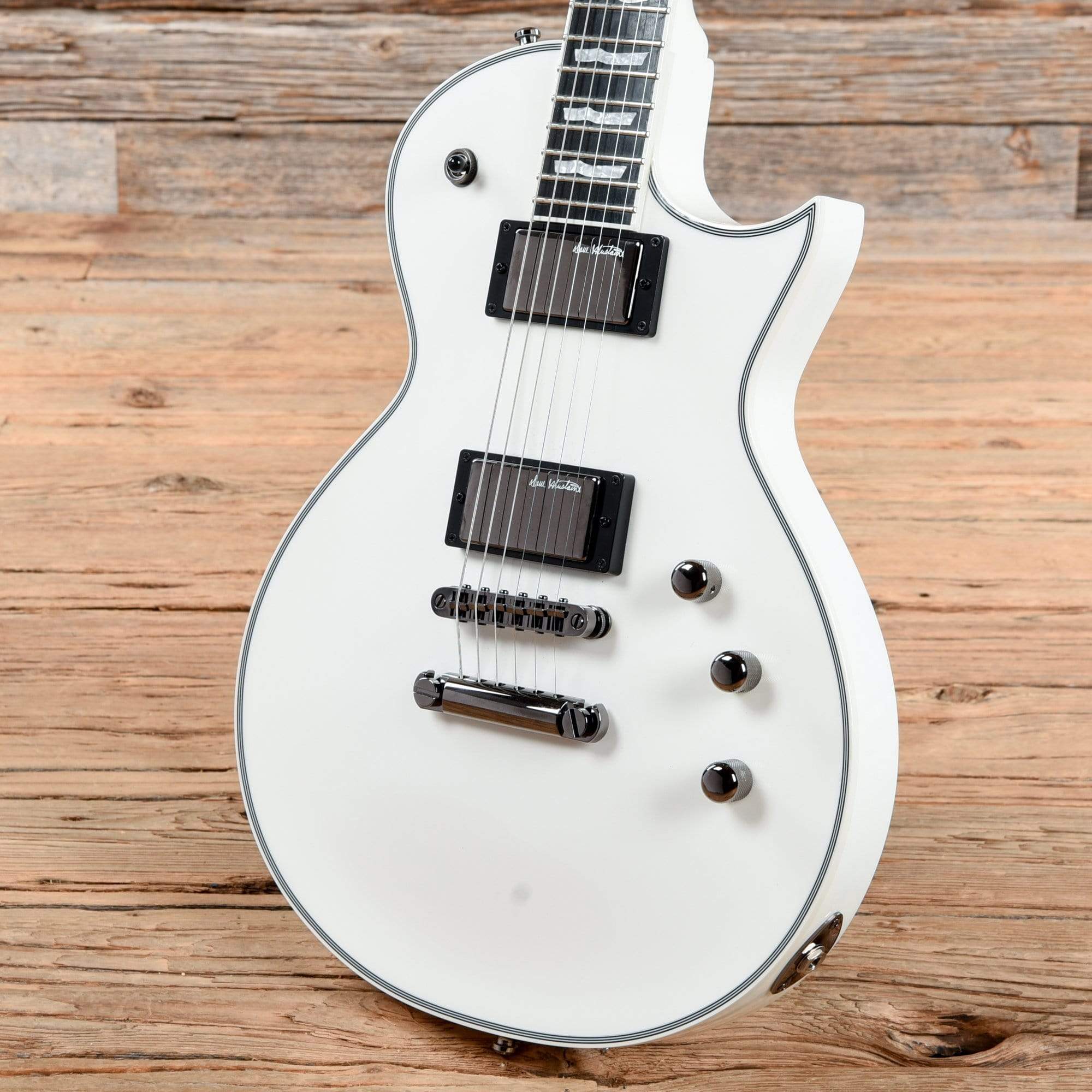esp eclipse original white 2019 – chicago music... ESP Standard Eclipse-II Snow White 2013 – Chicago Music Exchange