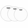Evans 10/12/14" G1 Clear Drumhead (3 Pack Bundle) Drums and Percussion / Parts and Accessories / Heads