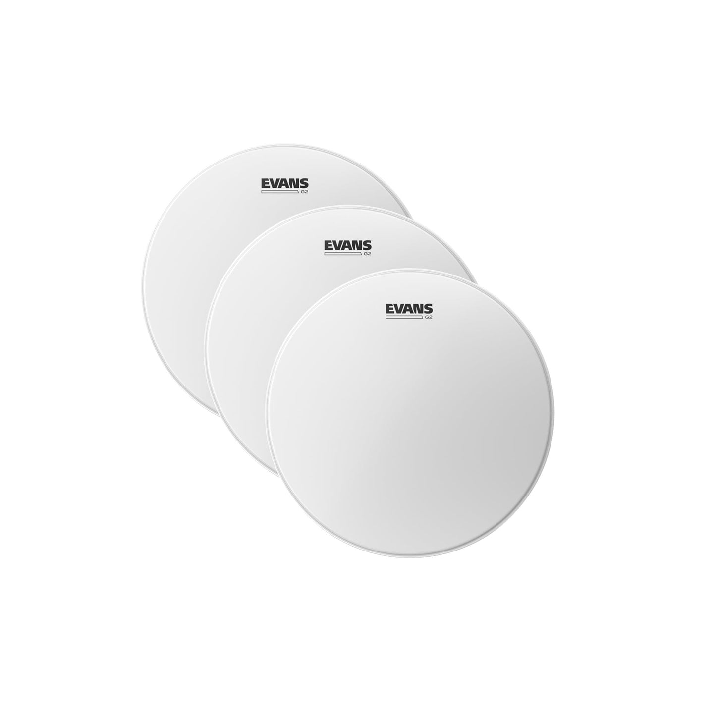 Evans 10/12/14" G2 Coated Drumhead (3 Pack Bundle) Drums and Percussion / Parts and Accessories / Heads