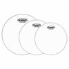 Evans 10/12/16" G1 Clear Drumhead (3 Pack Bundle) Drums and Percussion / Parts and Accessories / Heads