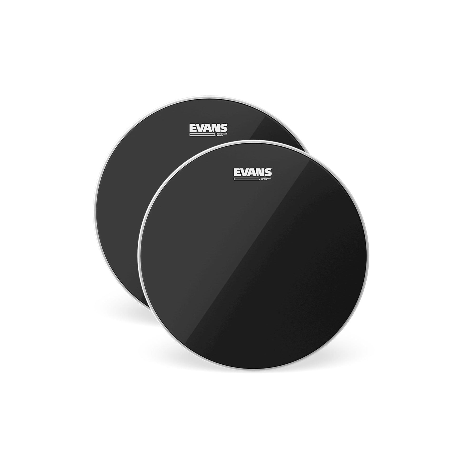 Evans 12" Black Resonant Tom Drum Head (2 Pack Bundle) Drums and Percussion / Parts and Accessories / Heads