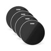 Evans 12" Black Resonant Tom Drum Head (4 Pack Bundle) Drums and Percussion / Parts and Accessories / Heads