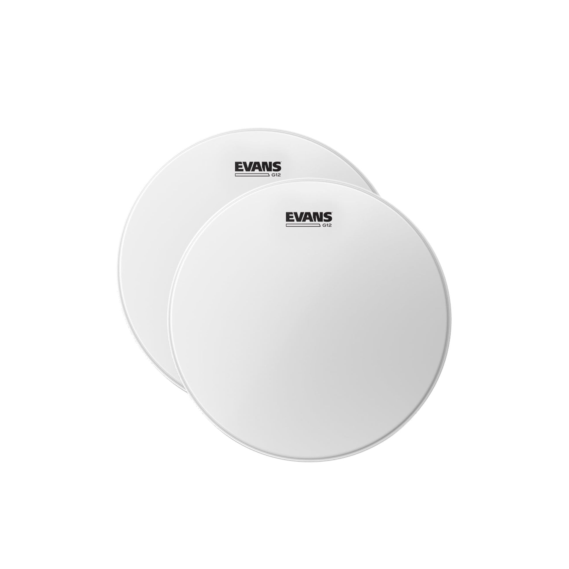 Evans 12" G12 Coated White Drum Head (2 Pack Bundle) Drums and Percussion / Parts and Accessories / Heads