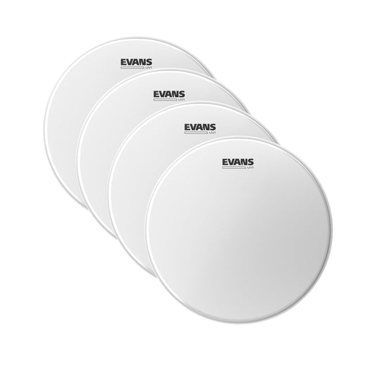 Evans 12" UV1 Coated Head (4 Pack Bundle) Drums and Percussion / Parts and Accessories / Heads