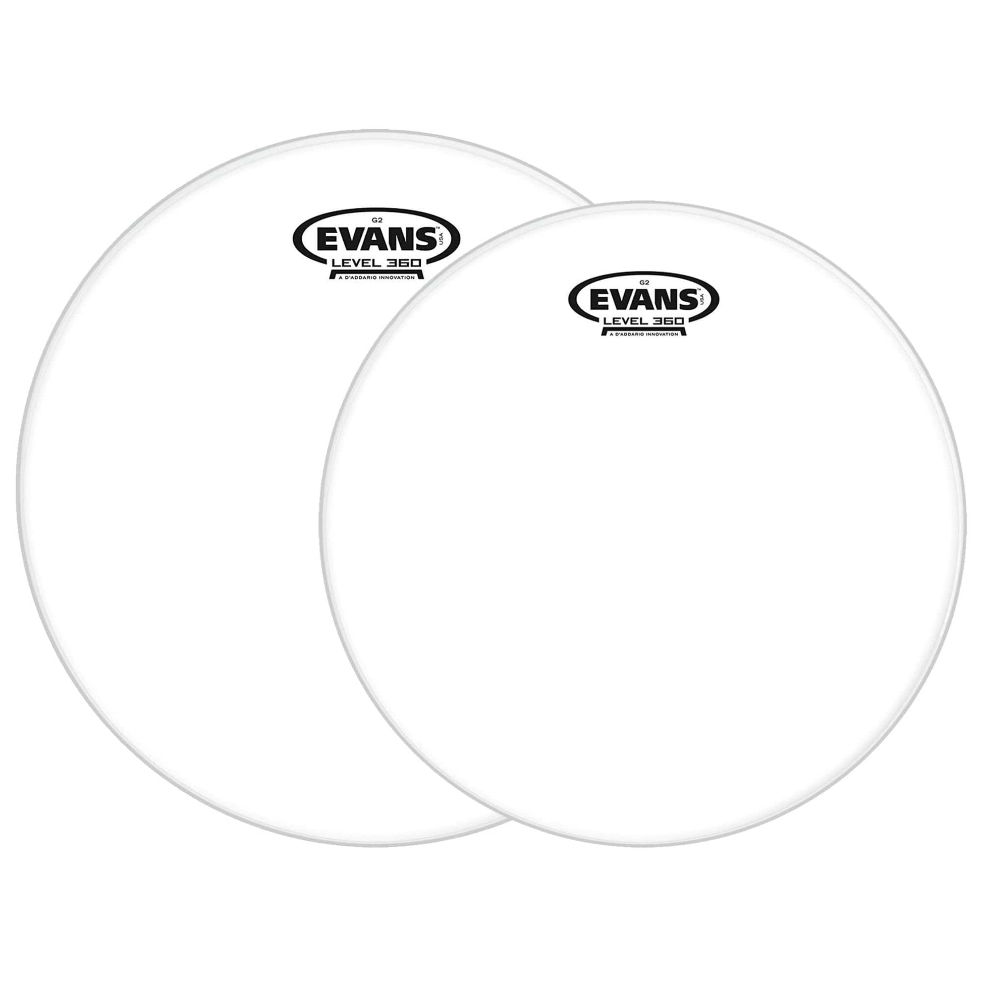 Evans 13/16" G2 Clear Drumhead (2 Pack Bundle) Drums and Percussion / Parts and Accessories / Heads
