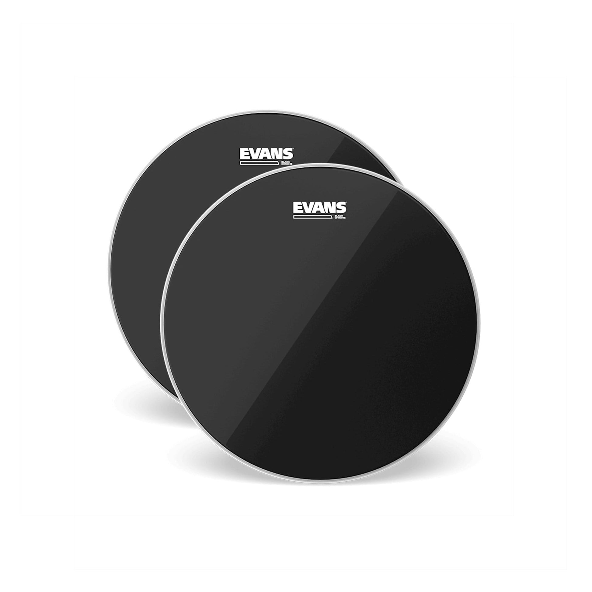 Evans 13" Black Chrome Tom Batter (2 Pack Bundle) Drums and Percussion / Parts and Accessories / Heads