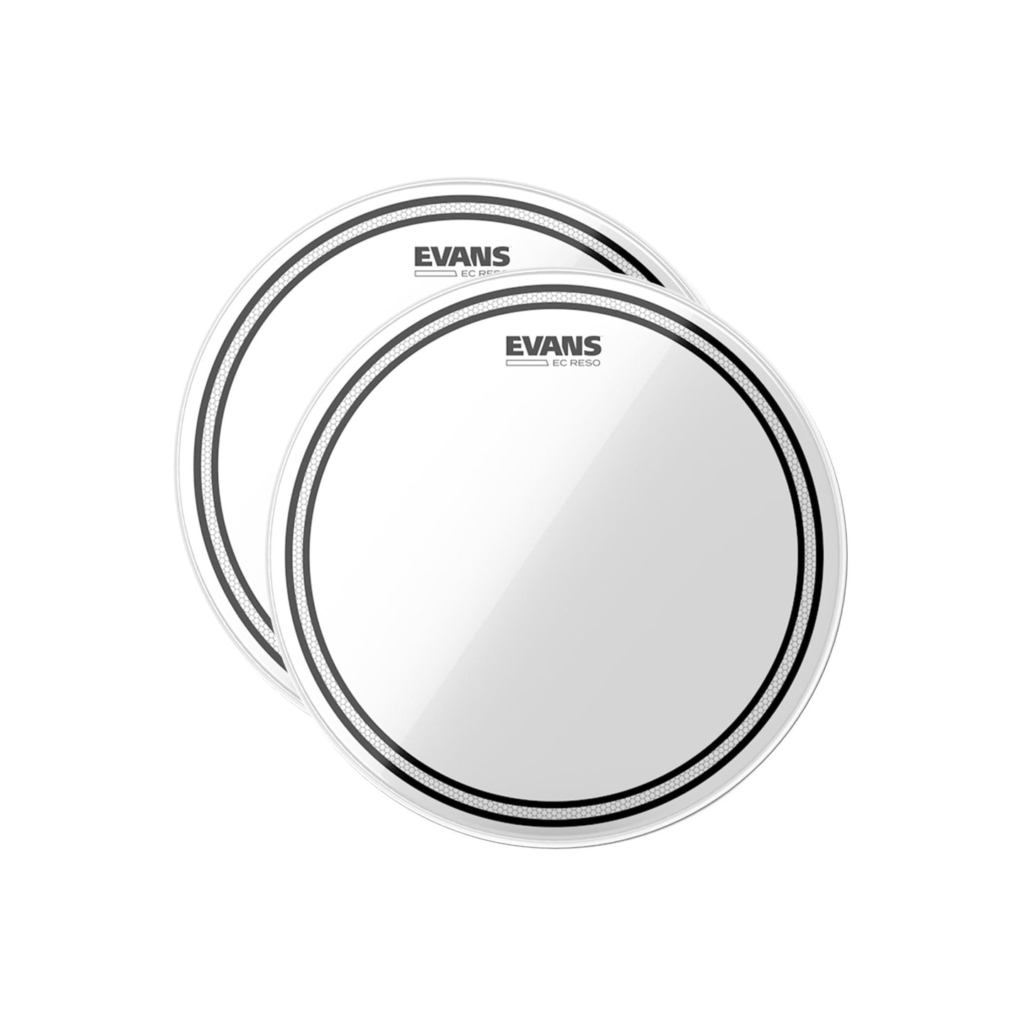 Evans 13" EC Resonant Tom Drum Head (2 Pack Bundle) Drums and Percussion / Parts and Accessories / Heads