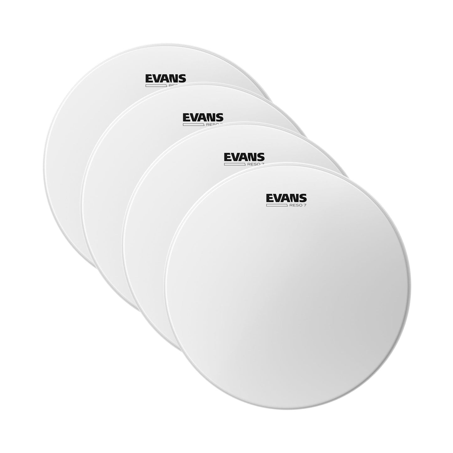 Evans 13" RESO 7 Coated Resonant Tom Drum Head (4 Pack Bundle) Drums and Percussion / Parts and Accessories / Heads