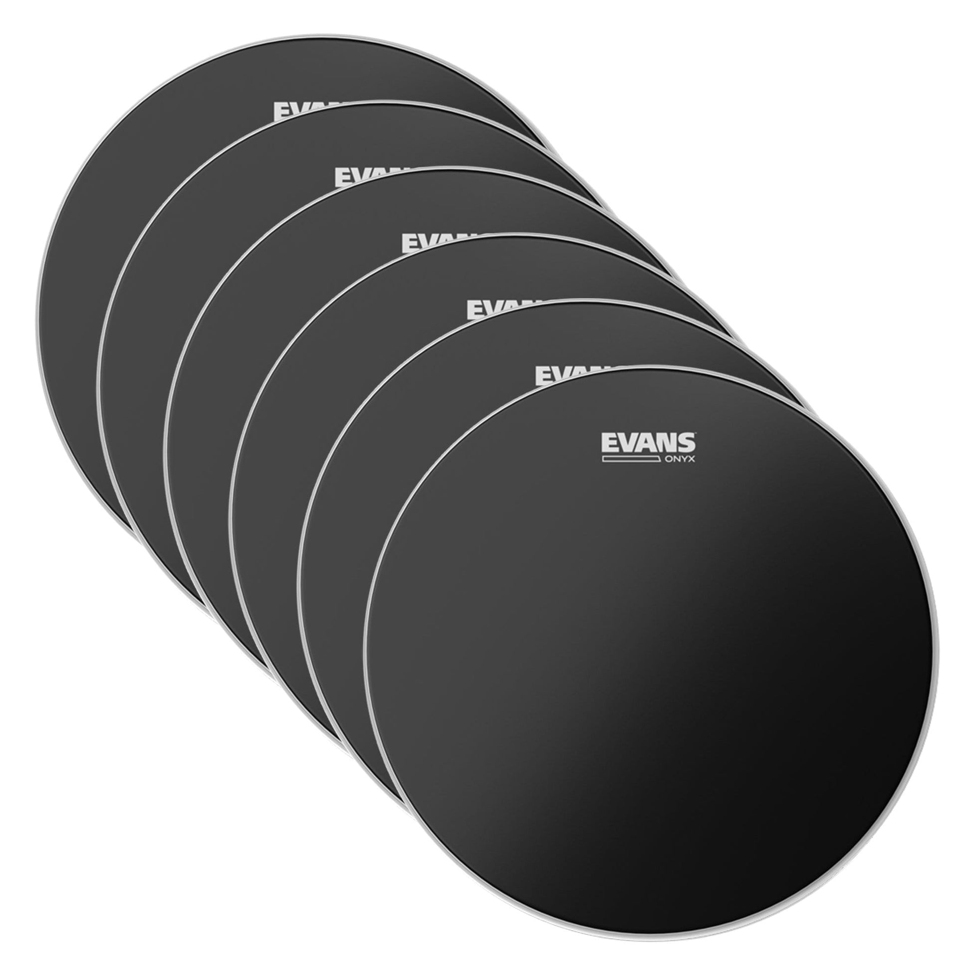 Evans 14" Black Resonant Tom Drum Head (6 Pack Bundle) Drums and Percussion / Parts and Accessories / Heads