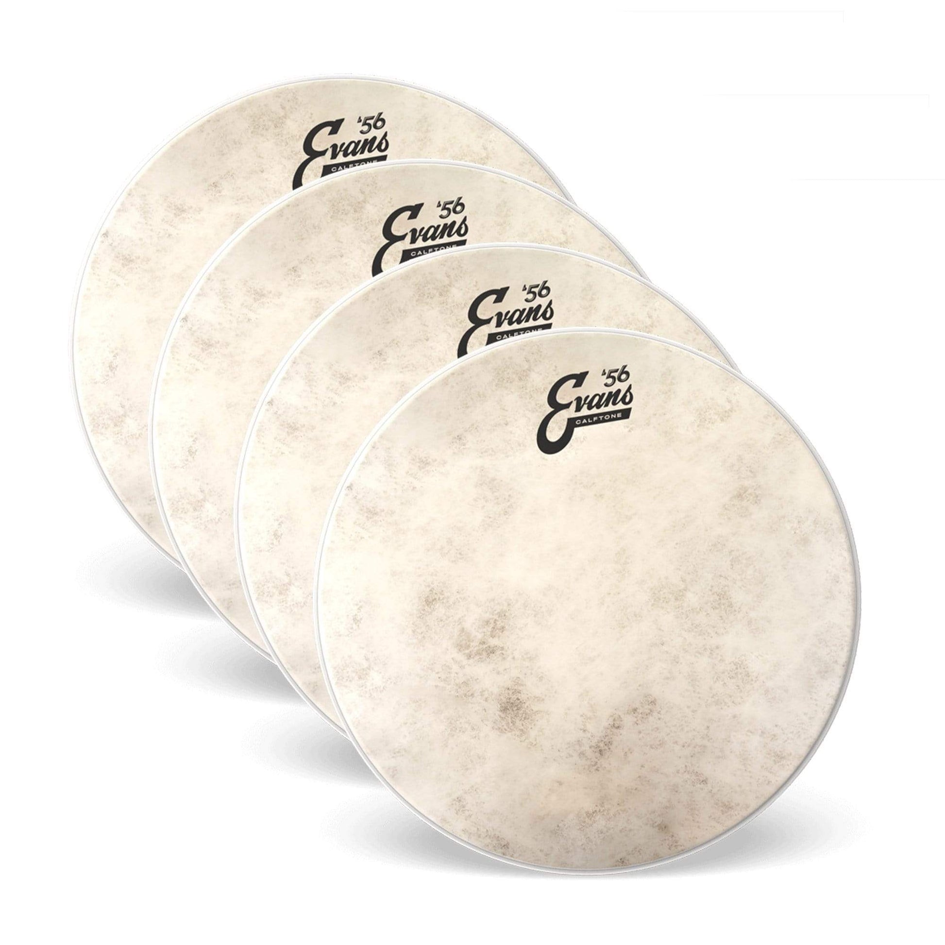 Evans 14" Calftone Tom Head (4 Pack Bundle) Drums and Percussion / Parts and Accessories / Heads