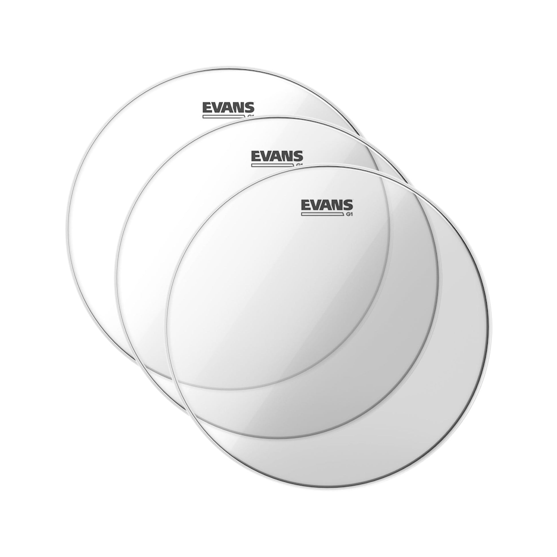 Evans 14" G1 Clear Drumhead (3 Pack Bundle) Drums and Percussion / Parts and Accessories / Heads