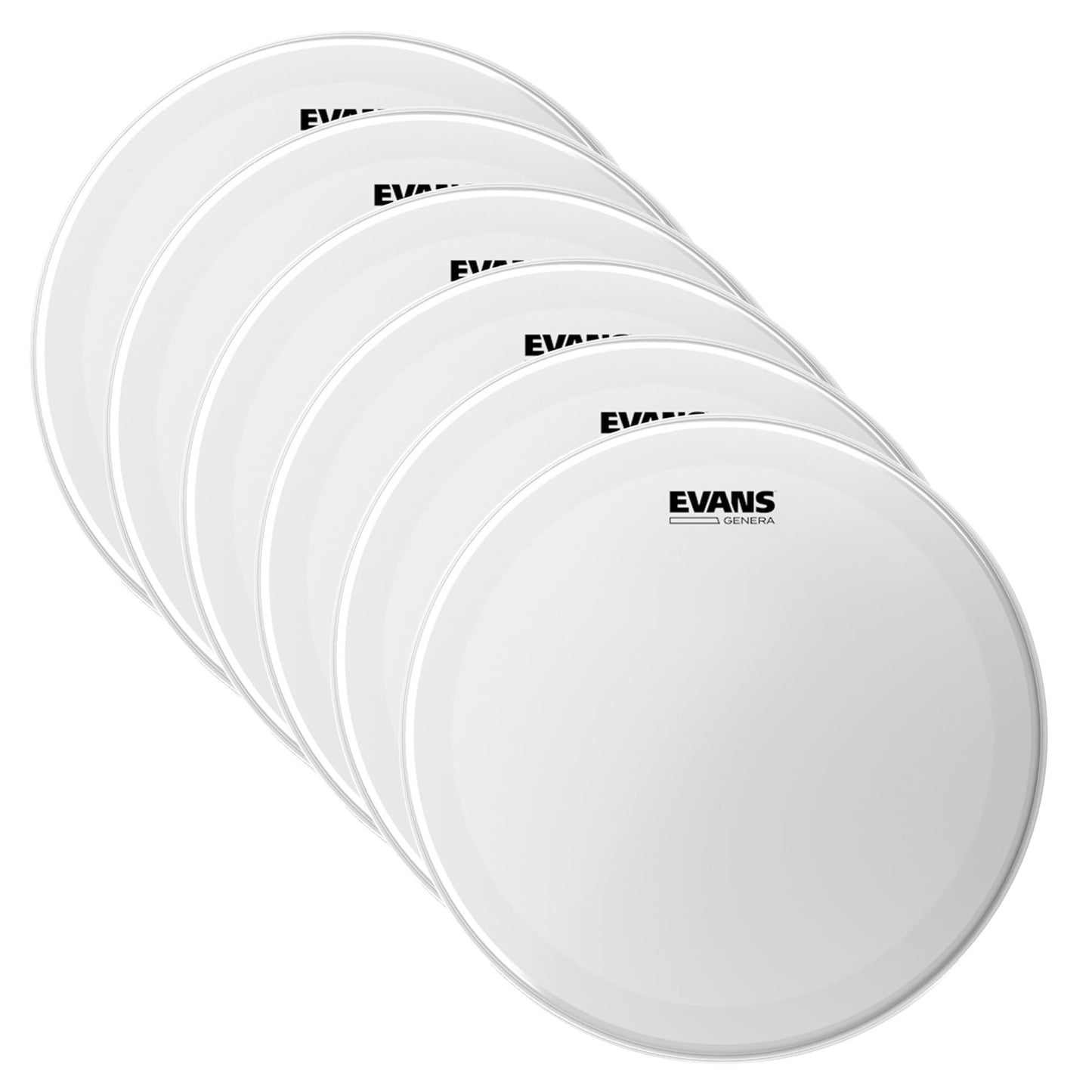 Evans 14" Genera Snare Batter Head (6 Pack Bundle) Drums and Percussion / Parts and Accessories / Heads