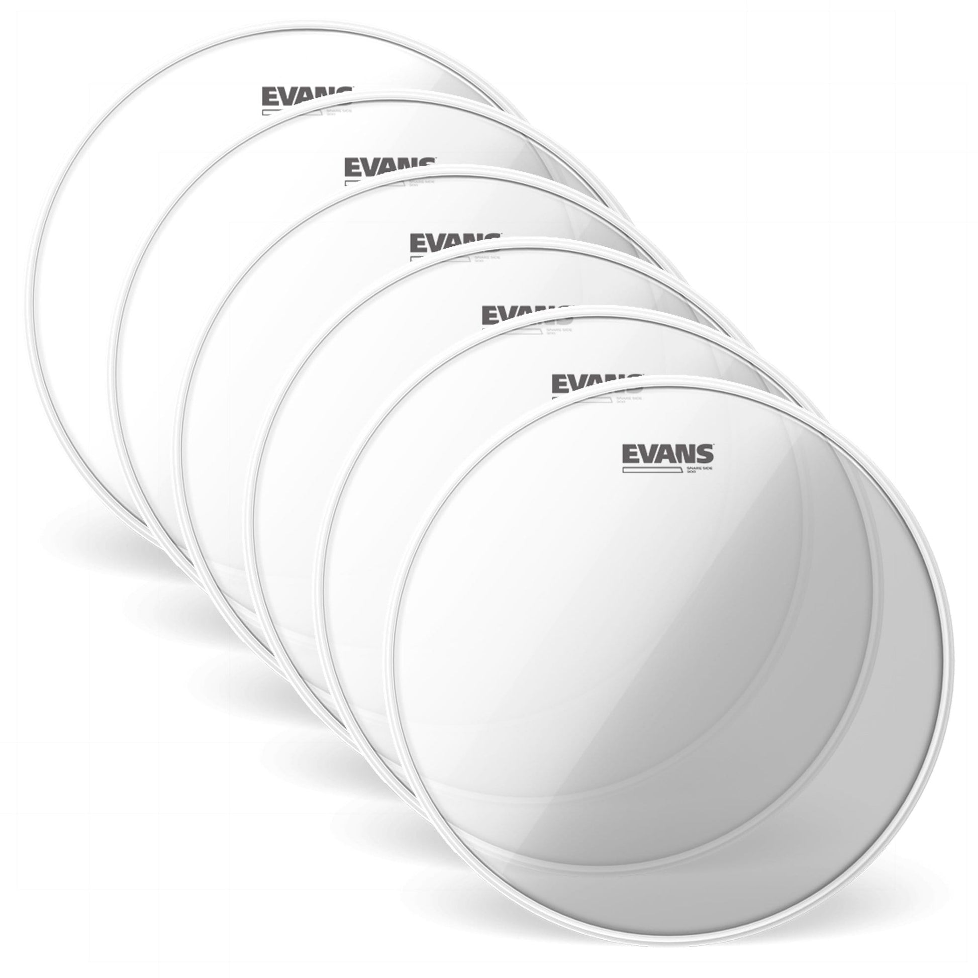 Evans 14" Hazy 300 Snare Side (6 Pack Bundle) Drums and Percussion / Parts and Accessories / Heads