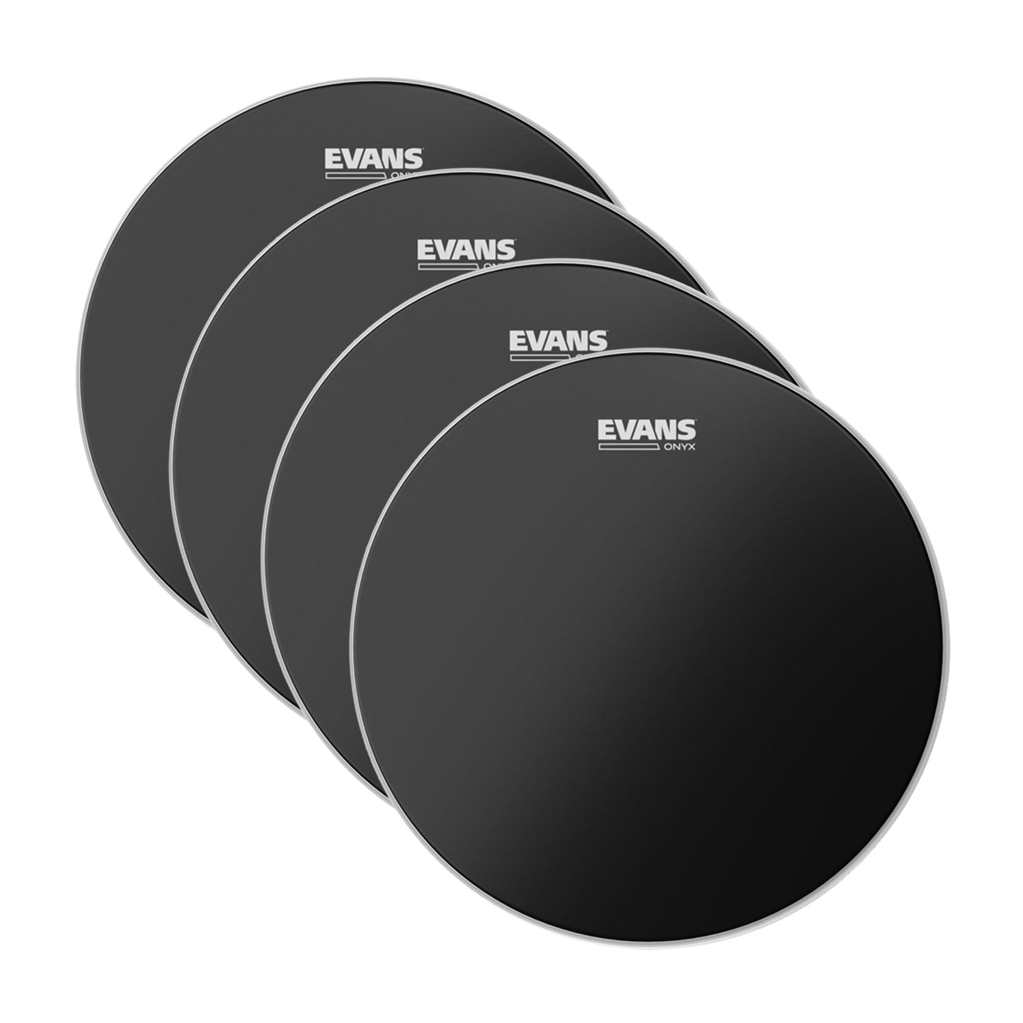 Evans 14" Onyx 2 Ply Batter Head (4 Pack Bundle) Drums and Percussion / Parts and Accessories / Heads